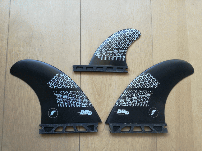 DHD Futures ALPHA T1 Twin Fin Set